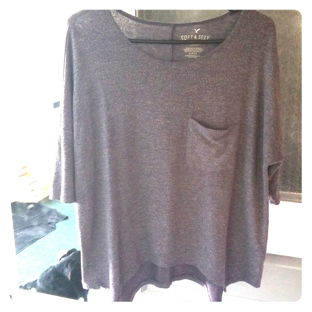 AE soft plush 3/4 sleeve